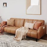  Sofa bed bật giường da công nghiệp GB98 Fabry 2m hiện đại 