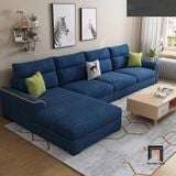 Bộ ghế sofa góc 3m x 1m6 GT38 Cobin giá rẻ xám lông chuột 