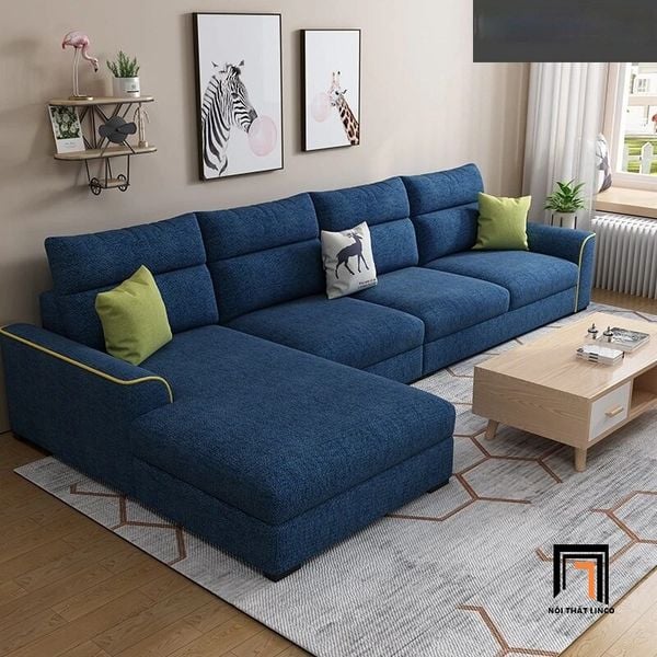 ghế sofa góc L 3m x 1m6 xám lông chuột
