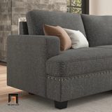  Set ghế sofa U vải nỉ màu xám UT13 Anureet cho phòng khách 