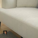 Ghế sofa băng phòng khách BT64 Orren dài 2m4 màu trắng kem 