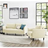  Bộ ghế sofa vải bố xám đậm KT128 Marouso văn phòng làm việc 