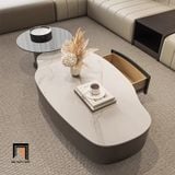  Bàn sofa kiểu cong sang trọng BSF71 Orante 1m2 x 60 mặt đá 