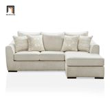  Bộ ghế sofa góc L nhỏ gọn GT206 Bethene 2m2 x 1m6 xám trắng 