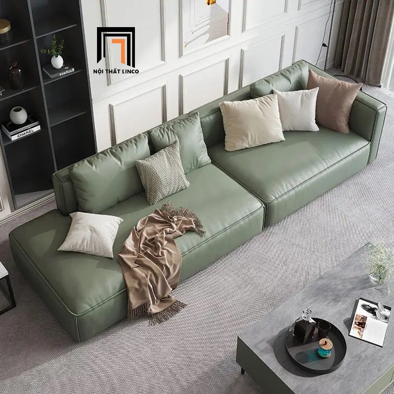  Ghế sofa băng góc 2m4 đa năng BT44 Lyth da giả sang trọng 