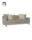  Ghế sofa văng vải nỉ đẹp BT114 Bernhat dài 2m xám trắng 