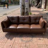  Ghế sofa băng da công nghiệp BT331 Foia 2m đẹp sang trọng 