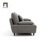  Ghế sofa văng dài 2m BT91 Lanak màu xám lông chuột giá rẻ 
