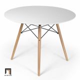  Bộ bàn ăn tròn gia đình nhỏ gọn 1-OC4-GCF11-B1 4 ghế nhựa 