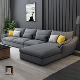  Ghế sofa góc L sang trọng GT173 Bonita 2m5 x 1m7 xám lông chuột 