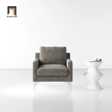  Ghế sofa đơn gia đình vải nhung DT6 Jones màu xanh đậm 