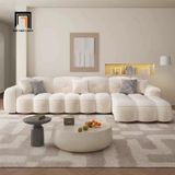  Ghế sofa góc chữ L GT270 Bubble 3m05 x 1m7 vải nhung mềm 