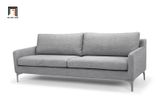  Ghế sofa băng màu xám trắng BT36 Jones 1m9 chân inox giá rẻ 