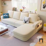  Bộ ghế sofa góc chữ L 2m8 x 1m6 GT122 Narod vải nỉ giá rẻ 