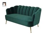  Ghế sofa băng cong xinh xắn BT86 Sans 2m2 màu xanh lá 