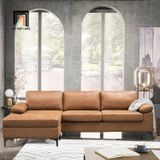  Bộ ghế sofa góc GT24 Mckenny 2m4 x 1m6 da giả cao cấp 