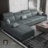  Ghế sofa góc chữ L GT191 Huala 2m8 x 1m75 vải nỉ phối màu 