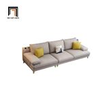  Ghế sofa góc L vải nỉ màu kem GT172 Moark 2m6 x 1m8 cho gia đình 