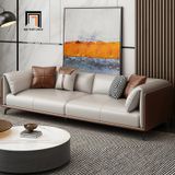  Bộ ghế sofa phòng khách cao cấp KT147 Morelia bọc da Pu mềm 