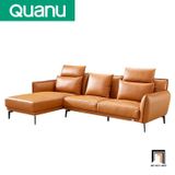  Bộ ghế sofa góc L GT96 Quanu 3m x 1m6 da công nghiệp 
