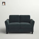  Ghế sofa băng mini nhỏ gọn 1m3 BT205 Caniah xám đen vải nhung 