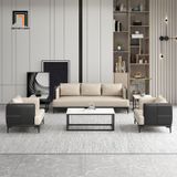  Ghế sofa băng da công nghiệp BT275 Chieti dài 2m sang trọng 
