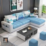  Ghế sofa góc L giá rẻ 2m2 x 1m6 GT192 Roa phòng khách nhỏ 