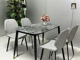  Bộ bàn ăn dài 1m2 4 ghế da giả 30-BAD4-G8OC-B67 giá rẻ 