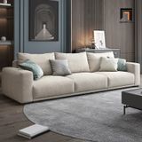  Ghế sofa góc chữ L GT143 Omaha 2m3 x 1m6 xám tro chung cư 