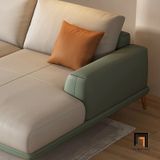  Bộ ghế sofa góc da công nghiệp GT174 Atonio 3m x 1m6 sang trọng 
