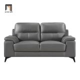  Ghế sofa đơn gia đình da công nghiệp DT62 Mahler màu xám 