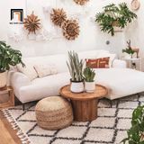  Bộ ghế sofa góc 2m2 x 1m6 GT51 Beno màu be xinh xắn 