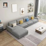  Ghế sofa góc gia đình GT185 Zamora 3m x 1m6 vải nỉ xinh xắn 