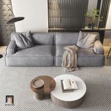  Sofa băng cho phòng khách chung cư BT179 Station 2m4 vải nhung 