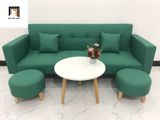  Bộ ghế sofa giường thông minh BTV 2m hiện đại màu xanh ngọc 