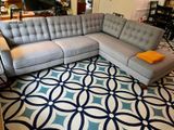  Bộ ghế sofa góc L GT17 Toranado 2m4 x 2m giật nút sang trọng 