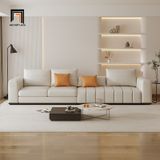  Ghế sofa băng cao cấp bọc da Pu BT318 Roxham 3m sang trọng 