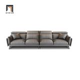  Bộ ghế sofa nỉ gật gù phòng khách đẹp KT138 Numan xám đậm 