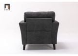  Ghế sofa đơn phòng khách thư giãn DT29 Blendis vải nỉ xám đậm 