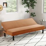 Ghế sofa giường thông minh giá rẻ GB85 Arnbert 1m7 vải nhung cam 