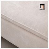  Bộ ghế sofa U vải nỉ trắng kem UT30 Yushi dài 3m xinh xắn 