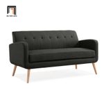  Ghế sofa băng chờ cho văn phòng BT223 Valeria 1m7 màu đen 
