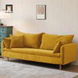  Ghế sofa băng dài 1m9 màu cam đất BT306 Nocito cho chung cư 