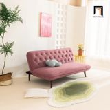  Ghế sofa giường vải nỉ nhung GB68 Jolee dài 1m8 giật nút 