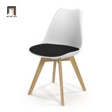 Bộ bàn ăn tròn gia đình nhỏ gọn 1-OC4-GCF11-B1 4 ghế nhựa 