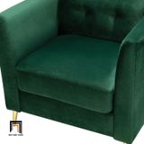  Ghế sofa đơn cho phòng nhỏ gọn DT3 Roxanne màu xanh lá 