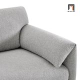  Bộ ghế sofa băng phòng khách BT332 Bodhill vải nỉ bố 2m3 xám 