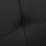  Ghế sofa bed giường nằm màu đen vải bố GB58 Hardin 2m giá rẻ 