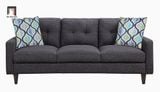  Set ghế sofa phòng khách xám đen KT42 Watsonville giá rẻ 
