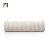  Bộ ghế sofa góc GT80 Augustine 2m4 x 1m6 màu trắng kem 